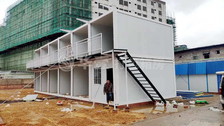 南寧舊城改造項目工地住人集裝箱房